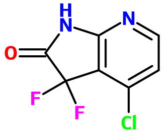 (image for) MC012397 4-Chloro-3,3-difluoro-1,3-dihydropyrrolo[2,3-b]pyridin-2-one